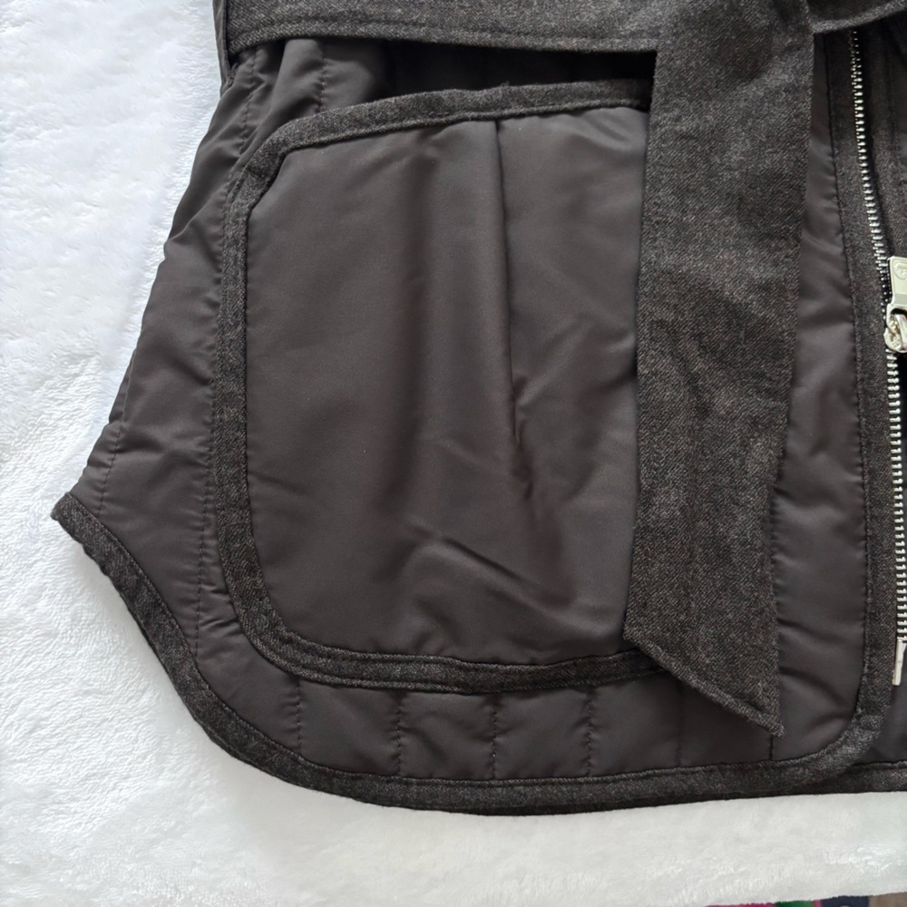 PETER MILLAR Scout Dark Brown Diamond Quilted Travel Vest--NWT--M - Picture 9 of 16